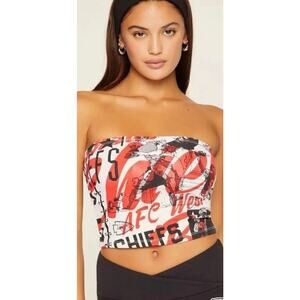 Kansas City Chiefs Tube Top Women's Size XL NWT NFL Ultra Game KC Chiefs Red
